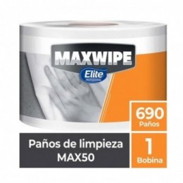 PAÑO MAXWIPE PESADO BOBINA 690 PAÑOS 40953