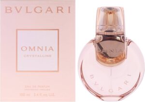 botella bvlgari omnia crystalline perfume elegante