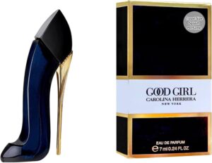 botella de perfume carolina herrera good girl elegante