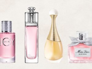 Cómo Identificar Un Perfume Miss Dior Original y Evitar Falsificaciones 16 botella de perfume miss dior elegante fondo blanco