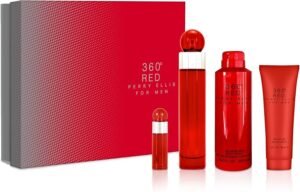 botella de perfume perry ellis red hombre