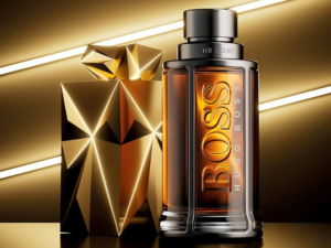 botella elegante de hugo boss man extreme