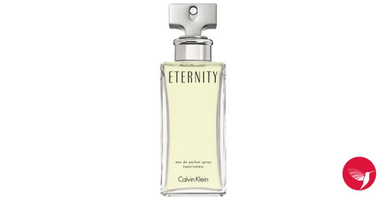 botella elegante de perfume carolina herrera eternity