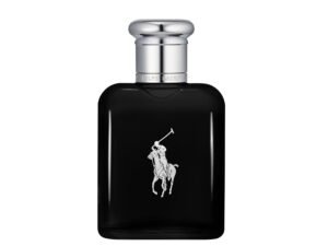 botella elegante de perfume polo black