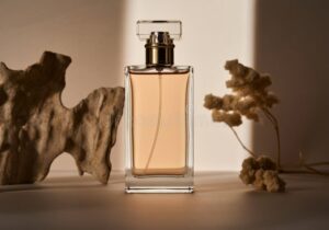 Qué es Bon Bon Perfume y dónde comprarlo en Chile 3 botella elegante de perfume sobre fondo neutro