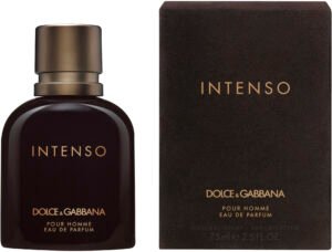 botella elegante perfume dolce gabbana intenso