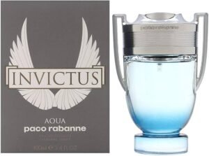 Qué características tiene Paco Rabanne Aqua y dónde comprarlo en Chile 2 botella elegante perfume paco rabanne aqua azul