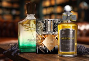 botella vintage de perfume clasico masculino