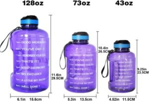 botellas de agua de litro transparentes