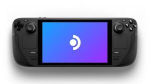 consola de videojuegos con etiquetas de descuento