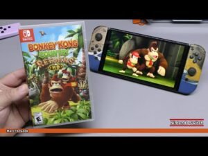 consola nintendo switch con juego don king kong