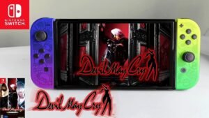 consola nintendo switch con juegos devil may cry