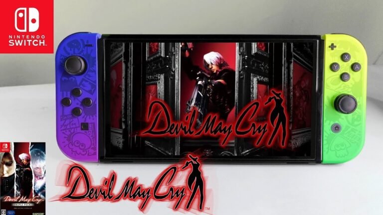 consola nintendo switch con juegos devil may cry