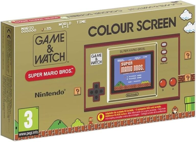 consola retro game watch super mario bros