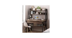 Cuál es el Mejor Escritorio con Librero para tu Casa u Oficina 1 escritorio moderno con librero y silla