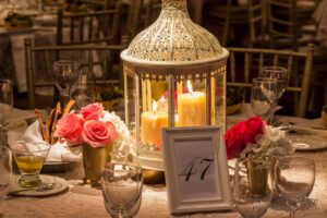 faroles decorativos variados para centros de mesa