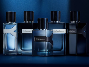 frasco de perfume yves saint laurent homme elegante