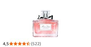 frasco elegante de perfume miss dior cristal