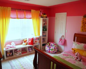 Dónde comprar cortinas rosadas para niñas que combinen con su dormitorio 2 habitacion infantil con cortinas rosadas luminosas