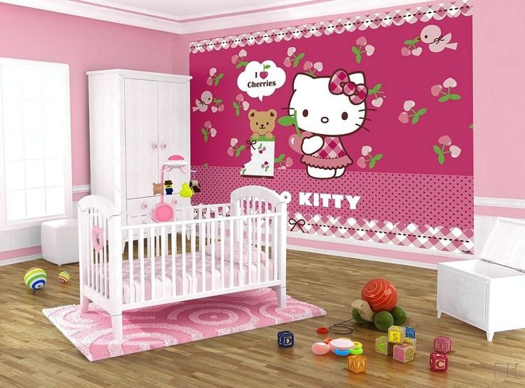 Dónde Comprar Papel Tapiz Hello Kitty para Decorar Habitaciones