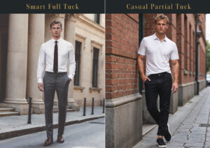Dónde comprar camisas slim fit de hombre manga corta en Chile 1 hombre elegante con camisa slim fit corta