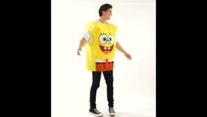Dónde Comprar Pijama Bob Esponja Hombre Cómodo y Original 11 hombre feliz con pijama bob esponja