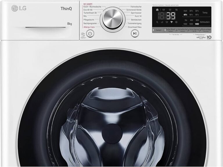 lavadora lg tecnologia turbo wash funcionando en hogar