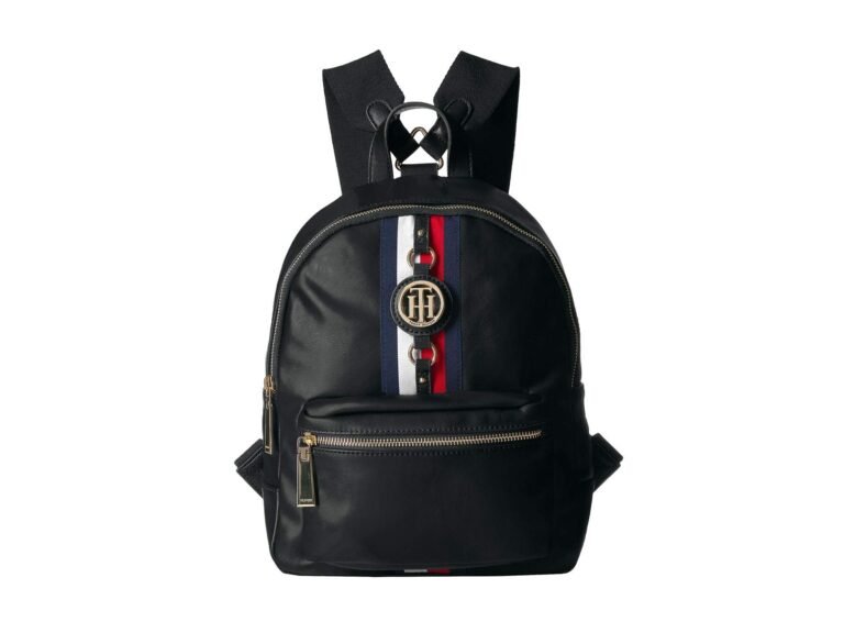 Dónde Comprar una Mochila Tommy Negra de Calidad y Precio Justo 2 mochila tommy negra sobre fondo blanco