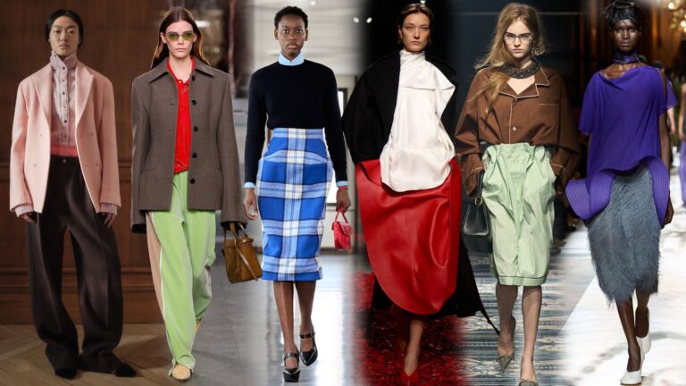 Cuáles Son Las Blusas En Tendencia Que Debes Tener Este Año 2 mujer con blusas de moda coloridas variadas