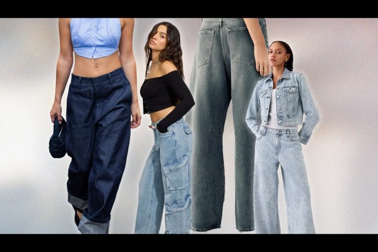 Dónde Comprar Low Rise Wide Leg Jeans Que Están de Moda