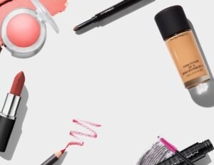 productos mac cosmetics con etiquetas de descuento