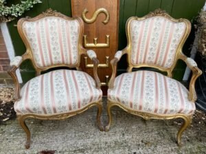 Dónde comprar sillones Luis XV auténticos y en buen precio 26 sillon luis xv clasico madera tallada elegante