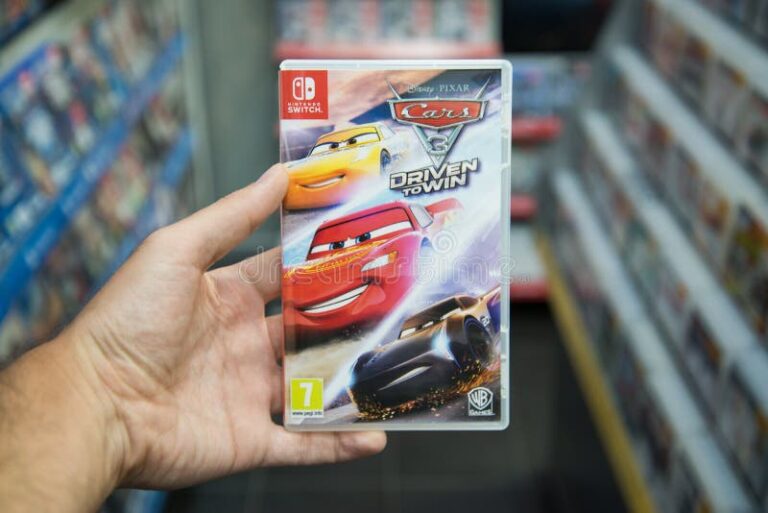 tienda de videojuegos con nintendo switch cars