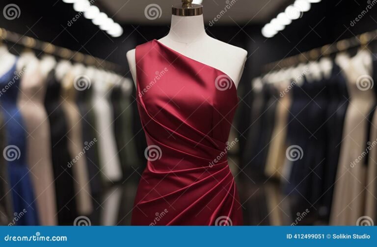 Dónde Comprar un Vestido Rojo para Gala que Impresione 2 vestido rojo elegante en tienda de moda