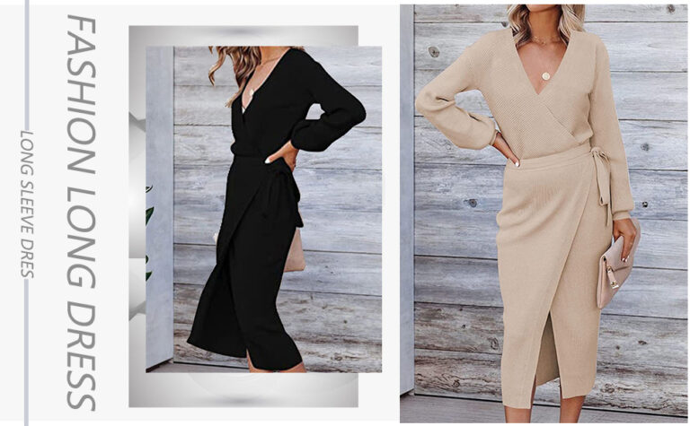 Dónde Comprar Vestidos Cuello V Manga Larga Para Mujer 4 Dónde Comprar Vestidos Cuello V Manga Larga Para Mujer